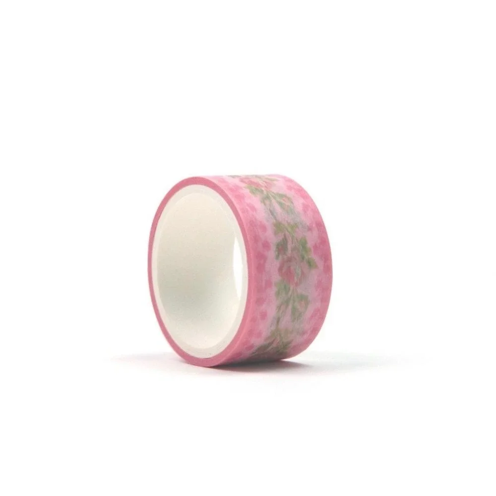 Love Shack Fancy Tape Dispenser Blooming Heirloom Washi Tape Pink Floral NEW